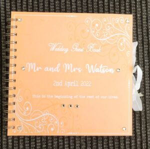 MR and Mrs Watson weeding book