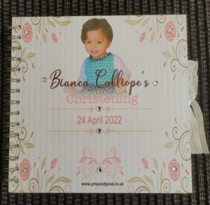 Bianco Calliope's Christenning book