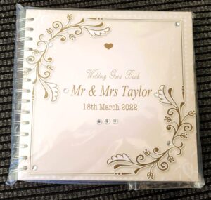 Mr and Mrs Taylor Wedding Guest Book