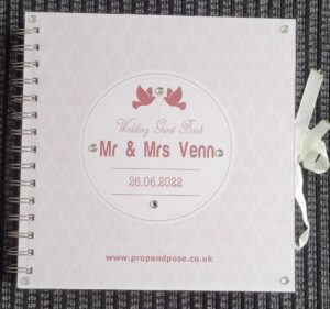 Mr and Mrsd Venn Wedding Guest Book