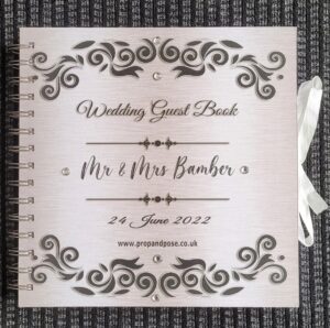 Mr and Mrs Bamber Wedding Guest Book