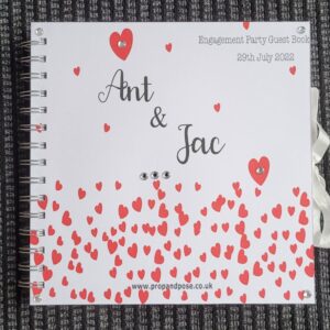 Ant and Jac Engagement Party Guest Book