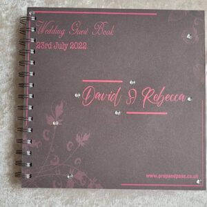 David and Rebecca Wedding Guest Book