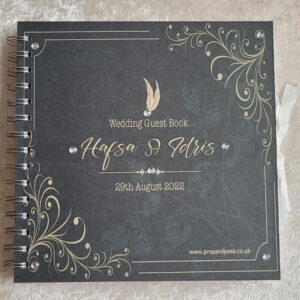 Hafsa Aand Hris Wedding Guest Book