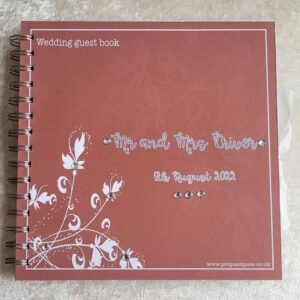 Mr and Mrs Diver Wedding Guest Book