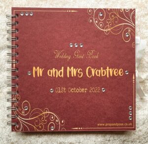 Mr and Mrs Crabtree Wedding Guest Book