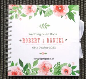 Robert and Daniel Wedding Guest Book