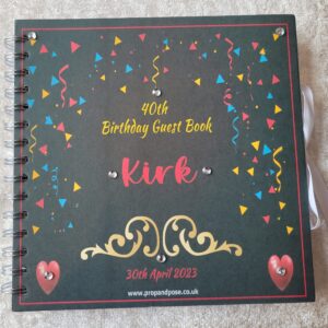 Kirk 40th Birthday Guest Book