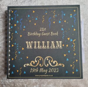 William Birthday Guest Book